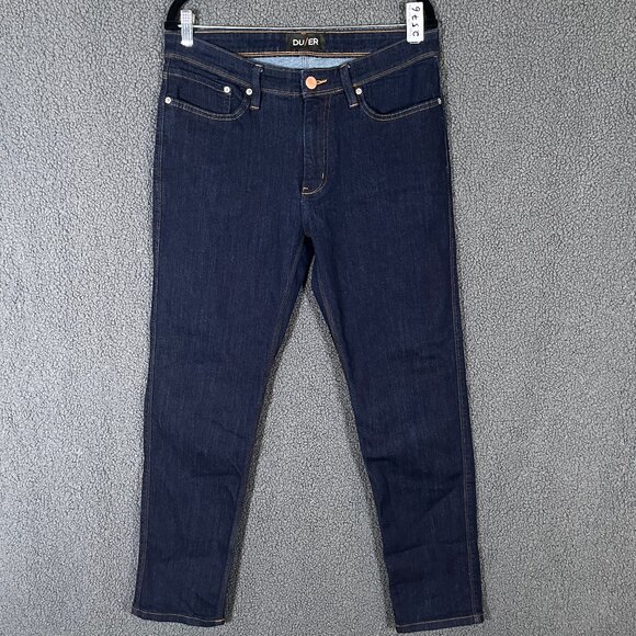 DU/ER Duer L2X Performance Slim Fit Jeans - Men's Size 34*30(Fit 34*28) - Blue